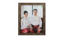 กรอบรูปใส่ภาพพิธีแต่งงานแบบไทยๆ